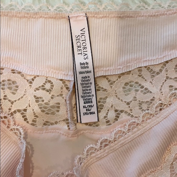 Victoria's Secret Pink Lace Underwear Size XL - Picture 2 of 3